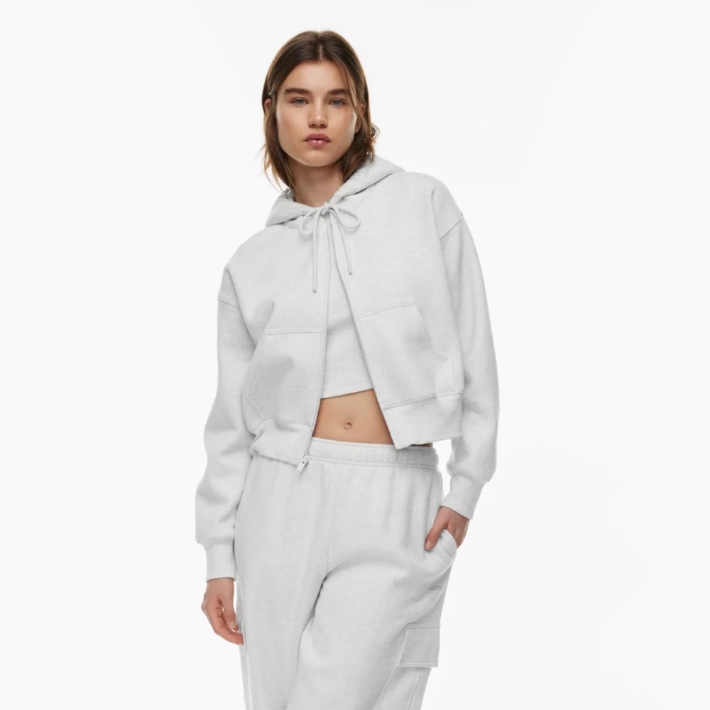 Aritzia Cozy Fleece Boyfriend Boxy Zip Hoodie
